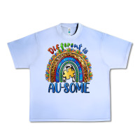 Grape Ice different is ausome Urban Heavy Tee - BarkalooDesign