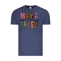 Vintage Denim Mama Tried Vintage Tee - CowhideDigitalArt