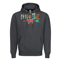 Smoke western nurse arrow floral Zipper Hoodie - BarkalooDesign