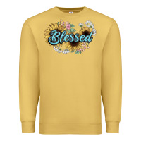 Antique Gold blessed Premium Sweatshirt - NancyCooperArtShop