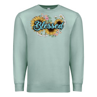 Seafoam blessed Premium Sweatshirt - NancyCooperArtShop