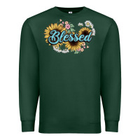 Sports Green blessed Premium Sweatshirt - NancyCooperArtShop