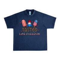 Navy tasted like freedom Urban Heavy Tee - CowhideDigitalArt