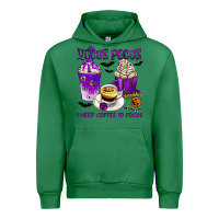Emerald Hocus Pocus I Need Coffee to Focus Urban Hoodie - texasbilliewilder