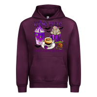 Mauve Wine Hocus Pocus I Need Coffee to Focus Urban Hoodie - texasbilliewilder