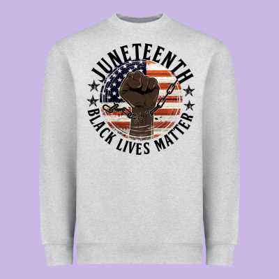 Black Lives Matter Heavyweight Sweatshirt Designed By Hra Design Shop