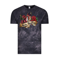 Cloud Black hair hustler spray Vintage Tee - SublimationCraftShop