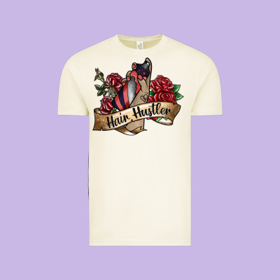 Hair Hustler Spray Vintage Tee Designed By Sublimationcraftshop
