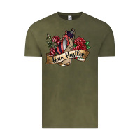 Vintage Olive hair hustler spray Vintage Tee - SublimationCraftShop
