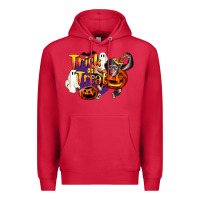 Cardinal Trick Or Treat Chimpanzee Premium Hoodie - LillyAllenDesigns