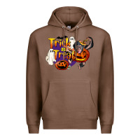 Chestnut Trick Or Treat Chimpanzee Premium Hoodie - LillyAllenDesigns