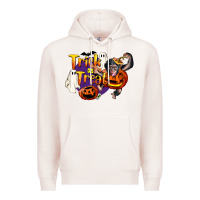 Pale Pink Trick Or Treat Chimpanzee Premium Hoodie - LillyAllenDesigns