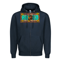 Navy western rodeo horse leopard aztek sunflower license plate template Zipper Hoodie - BarkalooDesign
