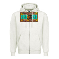 Oatmeal Heather western rodeo horse leopard aztek sunflower license plate template Zipper Hoodie - BarkalooDesign