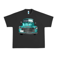 Pigment Black western truck front view Urban Heavy Tee - FaDigitalArtStudio