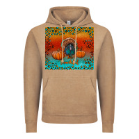 Vintage Coffee thankful with turkey and pumpkins Vintage Hoodie - RanaPortraitStore