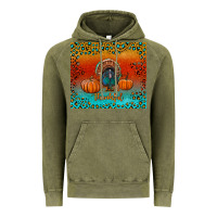 Vintage Olive thankful with turkey and pumpkins Vintage Hoodie - RanaPortraitStore