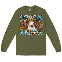 Army Green western calf Long Sleeve Tee - JahusDesignShop