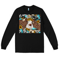 Black western calf Long Sleeve Tee - JahusDesignShop