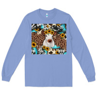Colony Blue western calf Long Sleeve Tee - JahusDesignShop