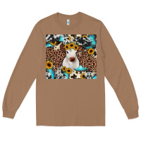 Toasted Coconut western calf Long Sleeve Tee - JahusDesignShop