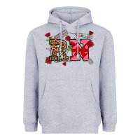 Heather Grey valentines day rn Heavyweight Hoodie - NancyCooperArtShop