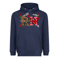 Navy valentines day rn Heavyweight Hoodie - NancyCooperArtShop