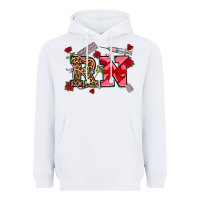 White valentines day rn Heavyweight Hoodie - NancyCooperArtShop