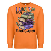 Carrot i like them real thick and juicy books Premium Sweatshirt - MaliasSmallBusiness