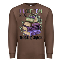 Chestnut i like them real thick and juicy books Premium Sweatshirt - MaliasSmallBusiness