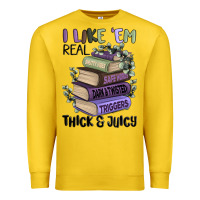 Lemon i like them real thick and juicy books Premium Sweatshirt - MaliasSmallBusiness