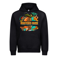 Black registered nurse pumpkin Urban Hoodie - NancyCooperArtShop