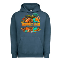 Pigment Midnight Navy registered nurse pumpkin Urban Hoodie - NancyCooperArtShop