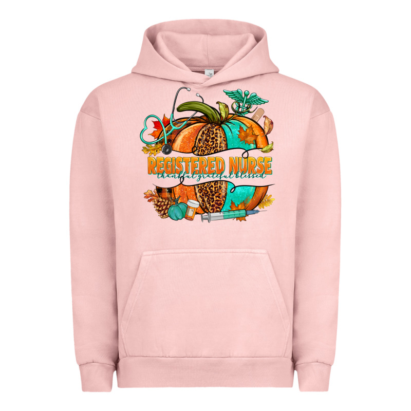 Registered Nurse Pumpkin Urban Hoodie by NancyCooperArtShop | Teevron