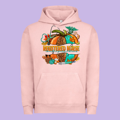 Registered Nurse Pumpkin Urban Hoodie Designed By Nancycooperartshop