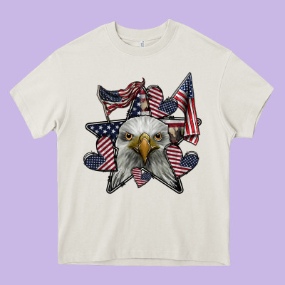 Eagle Star Png Heavy Core Tee Designed By Sublimationcraftshop