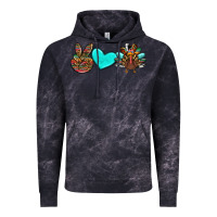 Cloud Black peace love thanksgiving turkey Vintage Hoodie - RanaPortraitStore