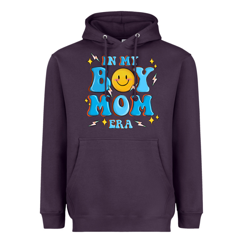 In My Boy Mom Era Heavyweight Hoodie by MaliasSmallBusiness | Teevron
