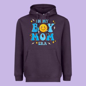 In My Boy Mom Era Heavyweight Hoodie Designed By Maliassmallbusiness