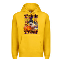 Lemon Halloween Hedgehog Trick Or Treat Premium Hoodie - LillyAllenDesigns