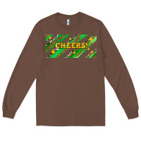 Chestnut leopar and cowhide with cheers Long Sleeve Tee - AdoDesignShop