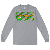 Heather Grey leopar and cowhide with cheers Long Sleeve Tee - AdoDesignShop