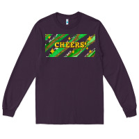 Plum leopar and cowhide with cheers Long Sleeve Tee - AdoDesignShop
