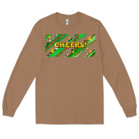 Toasted Coconut leopar and cowhide with cheers Long Sleeve Tee - AdoDesignShop