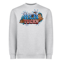 Heather Grey Fourth of July Kentucky Heavyweight Sweatshirt - Neo Western