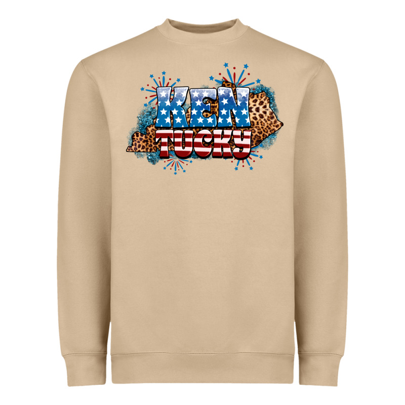 Fourth Of July Kentucky Heavyweight Sweatshirt by Neo Western | Teevron