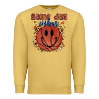 Antique Gold game day vibes Premium Sweatshirt - MaliasSmallBusiness