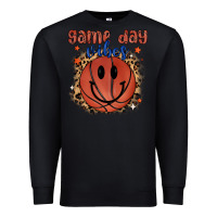 Black game day vibes Premium Sweatshirt - MaliasSmallBusiness