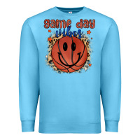 Ocean Blue game day vibes Premium Sweatshirt - MaliasSmallBusiness
