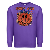 Purple game day vibes Premium Sweatshirt - MaliasSmallBusiness
